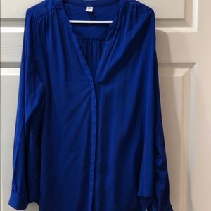 Old Navy royal blue blouse